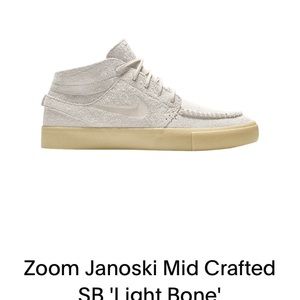 Zoom Janoski Mid Crafted SB 'Light Bone' Zoom Air